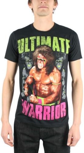 Ultimate Warrior, The - Darkness Mens Slim T-Shirt, Size: Small, Color: Black