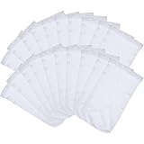 Outus 20 Pack Pool Skimmer Socks, Durable Elastic Nylon Fabric Filters of Swimming Pools, White (20 Pack)