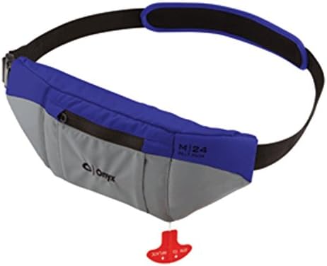 Onyx M-24 Manual Inflatable SUP Belt Pack Life Jacket - Blue - 1 Year Direct Manufacturer Warranty