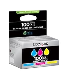 Lexmark No. 100 x l combo pack cartucho de tinta   Cyan Magenta Amarillo