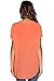 Dearlovers Women V Neck Short Sleeve Blouse Shirts Tops Large Orange