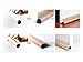 deeTool Man Door Draft Stopper 36” : One Sided Door Insulator with Hook and Loop Self Adhesive Tape Seal Fits to Bottom of Door(Light Walnut Wood Grain)