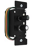 Premium 3-Way Push Button Universal Dimmer Switch with True Mother-of-Pearl Buttons 300W