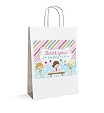 Gymnastics party stickers - 20 ct 3x4