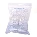BCP 15 Pieces Plastic Clear Empty Plastic Solid Powder Medicine Pill Cylindrical Chemical Container Reagent Bottle 30ml
