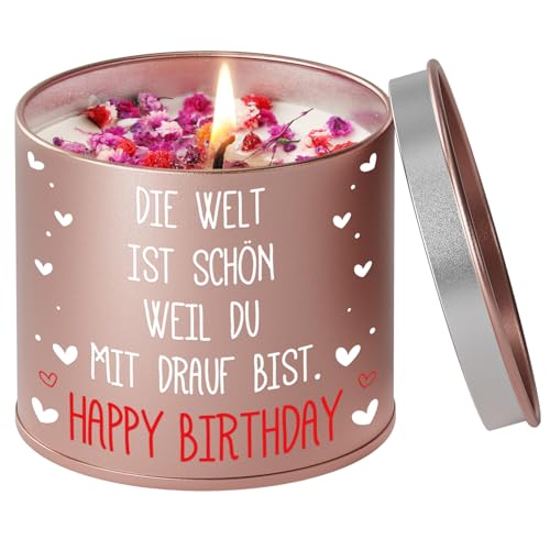 PRSTENLY Birthday Gift for Women, Metal Candle Gifts for Birthday for Wife, Girlfriend, Mum, Sister, Daughter, Best Friend
