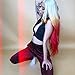 ABOREE Blonde Ombre Synthetic Wigs Long Wavy None Lace Wig Synthetic Hair for Cosplay Wig (Blonde to Yellow Red)