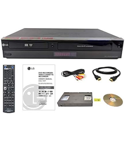 Amazon.com: LG VHS to DVD Recorder VCR Combo w/ Remote, HDMI
