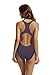 zeraca Women's Retro Raceback One Piece Swimsuit Bathing Suit