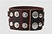 Cherryzz Genuine Leather Cuff Bracelet Punk Braided Bracelets Rock Leather Wristbands Adjustable Belt Wrap Bracelet Handmade Jewelry for Men, Boy, Kids, Biker, Women