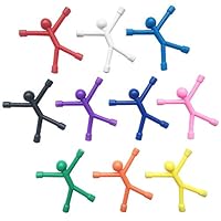 10PCS Novelty Mini Man Fridge Magnets, Toosunny Cute Rubber Magnet Men Refrigerator Magnets Magnetic Toy For Kids And Adults Office Fun Decorative Decoration