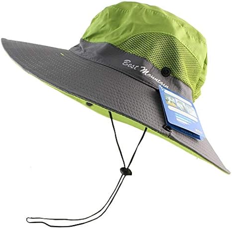 Amazon Co Jp 防水サンハットバケツ夏メンズ ウィメンズ釣りハット日焼け止めuvプロテクションロング ワイドイーブスハイキングアウトドア 色 緑 ホーム キッチン