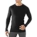 SmartWool Men's Midweight Crew Base Layer Top: Black XL