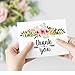 100 Thank You Cards Wedding - Bulk Thank You Cards, Baby Shower Thank You Cards, Blank Cards with Envelopes, Thank you Notes, Bridal Shower, Baptism, Gift Cards, Graduation, Sympathy, Business, Floral