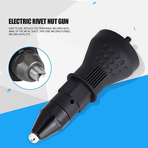 Kamas Professional Electric Rivet Nut Gun Riveting Adaptor Cordless Riveting Drill Adaptor Insert Nut Tool Riveting Drill Adapter - (Color: Blue)