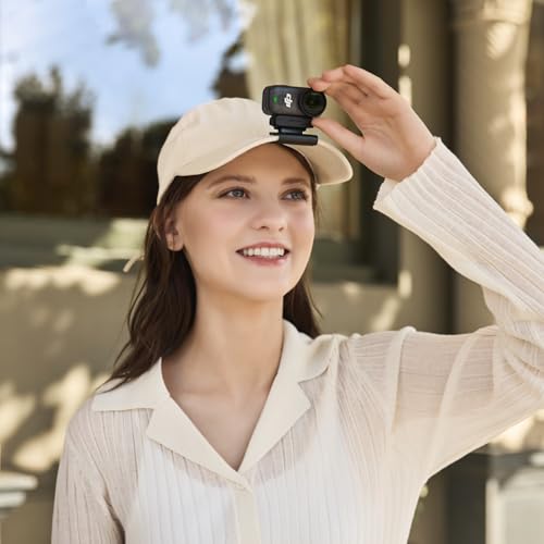 DJI Osmo Nano Standard Combo (128GB) - 4K/60fps kleine Vlogging-Kamera mit 1/1,3″ Sensor, 143° Weitwinkel-Video, 200 min Aufnahmezeit, schneller Datentransfer, POV-Kamera 4K für Sport, Vlog 10