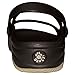 DAWGS Women's Premium 3-Strap Sandal,Black/Tan,10 M US