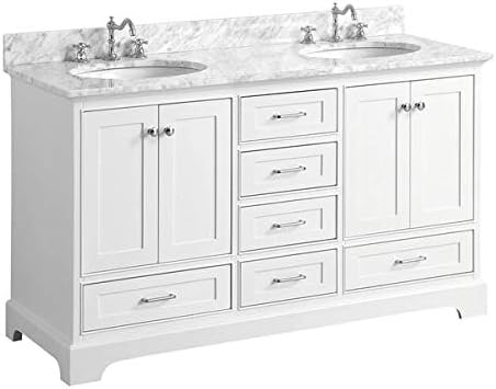 Remodelaholic Updated Bathroom Single Sink Vanity To Double Sink