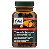 Gaia Herbs Turmeric Supreme Extra Strength Liquid Phyto-Capsules, 120 Count