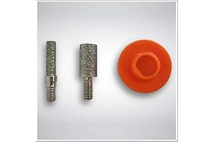 Techniglass The Grinder Mini G Bit Set Includes 1/4", 1/8", Shaft Seal Fits Glastar