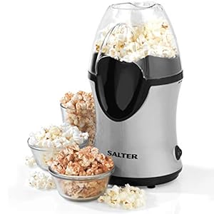 Salter EK2902 Electric Popcorn Maker Machine, Home-Made Healthy Snack, 30 Calories per Cup, Easy to Use, Integrated…