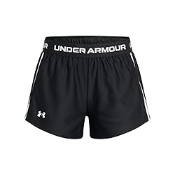 Under Armour Girls Tech Play Up Shorts, (002) Black