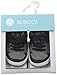 Robeez Boys' High Top Sneaker-Mini Shoez Crib Shoe, Zachary-Black, 12-18 Months M US Infant