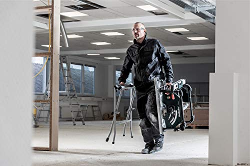 Metabo Tischkreissäge TS 254 M Set (mit Untergestell, 1500 W, Sägeblatt 254x30 mm, Säge klappbar, Tischverlängerung… – Bild 8