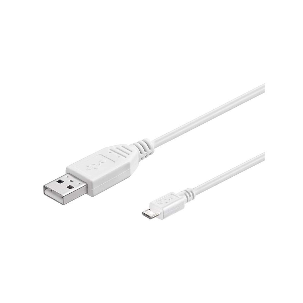 Goobay 96190 USB 2.0 Hi-Speed Cable, White, 3m Length