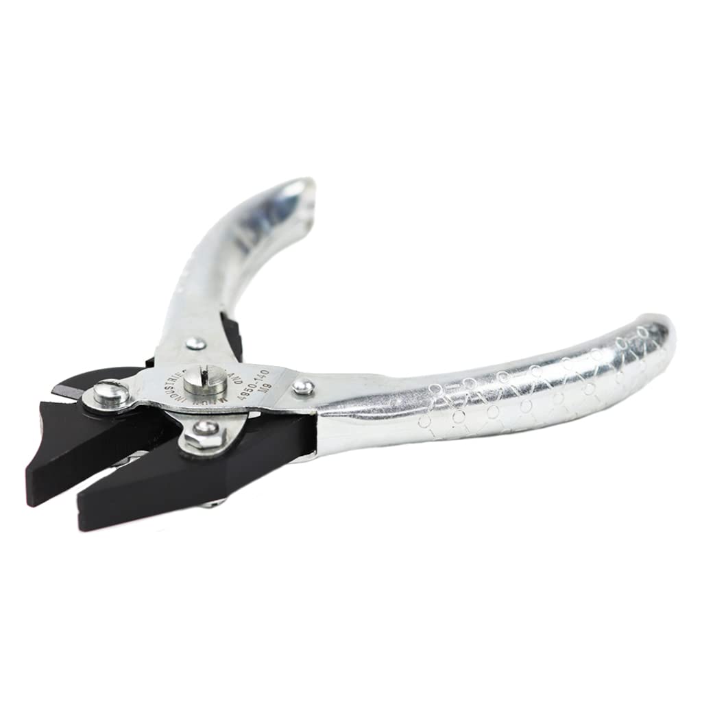 Maun 4950-160 Side Cutter Parallel Plier for Hard Wire 160 mm | Cuts 2.5 mm Hard Wire and 4.0 mm Soft Wire | Serrated Jaws for Grip | V-Slot to Hold Wire Rod | Professional Quality