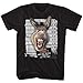 Shrek Animated Comedy Movie Donkey Annoying in Color Mugshot Adult T-Shirt Tee Black