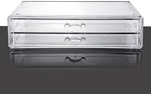 ROOYF Transparent Cosmetic Storage Box Acrylic Plastic Makeup Skin Care Product Storage Box