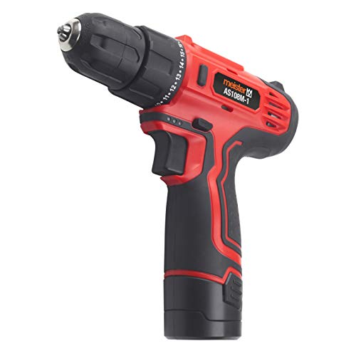 Meister Akkubohrschrauber 10,8 V, AS108M-1 - 1,5 Ah Akku - Schnellspannbohrfutter - 15 Nm Drehmoment / Akkuschrauber mit… – Bild 3