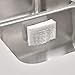 iDesign BPA-Free Plastic Sponge Holder for Kitchen Sink with Suction Cups, Ideal for Kitchen Sinks and Bathroom Organization, 3.75