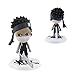 OIVA Set of 6 Pieces Mini Naruto PVC Figure Collectible Model with Bases