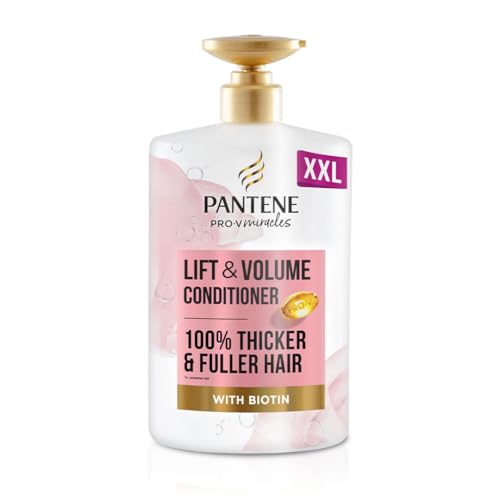 Pantene LiftNVolume Thickening Hair Conditioner with Biotin, 1L Pump