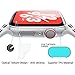Hagibis for Apple Watch Series 4 Screen Protector (44mm), iWatch 4 Case [3D Touch] [All Around Protective] [Ultra Clear] Soft TPU Cover Bumper for 2018 New Apple Watch Series 4