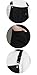 Gihuo Women's Loose Fit Denim Overalls Baggy Bib Jean Overalls Fashion Adjustable Straps Jumpsuits(Black-M)