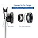 Cell Phone Camera Lens, Fuleadture 0.45X Wide Angle Lens + Super Macro Lens, Clip-On Phone Camera Lenses Kit Compatible for Smartphones