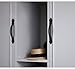 CBTONE 10 Pack Flat Black Cabinet Hardware Handle Pull - 2-1/2