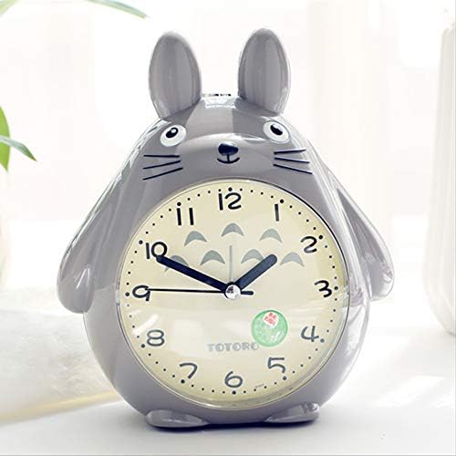 HEA GH Cartoon Alarm Clock for Kids Bedrooms,Night Light Clock Best Gift for Kids (Gray)