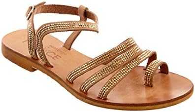 Cocobelle Women's L*Space + Cocobelle Sicily Toe Ring Sandals, Gold, 41 EU (11 B(M) US Women)