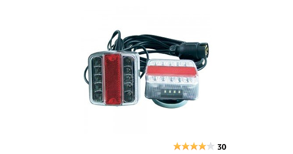 Kit de iluminación LED con fijación magnética para remolque