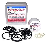 Trident Deluxe Save A Dive 40 Piece O-Ring Kit for Scuba Diving Tank Valves, Hoses, Regulators, Cameras etc Dive Diver