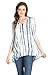 Frumos Womens Tunic Top For Leggings High Low T-Shirts WH-Navy Bamboo X-Large