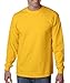 Gildan Ultra Cotton 6 Oz. Long-Sleeve T-Shirt (G240)- Gold,X-Large