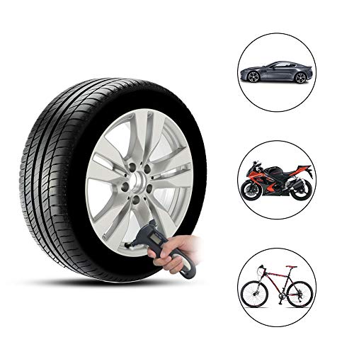 Dr. Prepare 5-in-1 Digital Tire Pressure Gauge with Emergency Rescue Tool Kit Safety Hammer Seatbelt Cutter LED Flashlight SOS Rescue Light for Bike Motorcycle Car Truck SUV (Battery Not Included) - Thumbnail 7