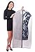 Clear Garment Bags - Perfect Garment Cover for Storage of Dresses & Suits, Linen-line Quality & Feel