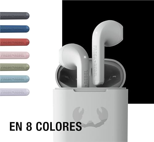 Twins Core, Auriculares Bluetooth Intrauditivos Inalámbricos True Wireless, con Asistente de Voz, Control Táctil y Micrófono Integrado, 30h de reproducción (Ice Grey)