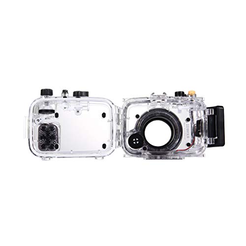 Uplord 40m Underwater Swimming Diving Waterproof Camera Case Diving Protective Housing Shell for Sony RX100 III,Diving Shell+O Seal+Cleaning Cloth+Hand Strap